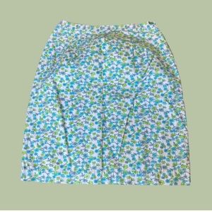 Vintage 70s floral patterned mini skirt